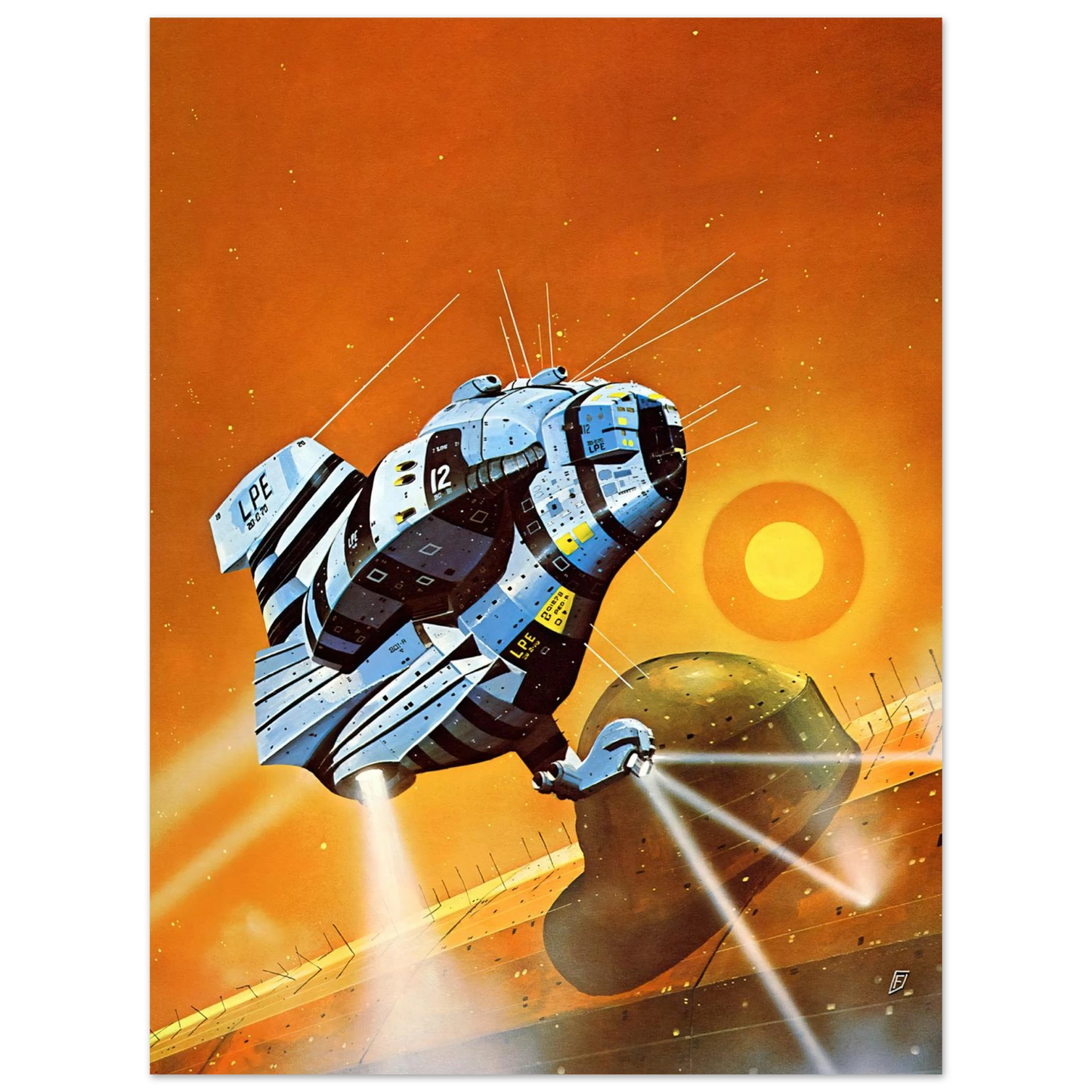 Chris Foss - Chris Foss  75x100 cm / 30x40inches Fine Art Poster