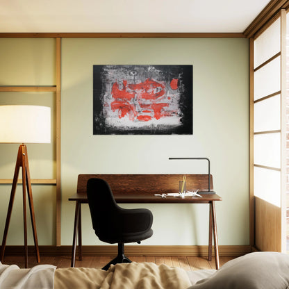 UNTITLED 1956 1 - Zao Wou-Ki Brushed Aluminum Print - 70x100 cm / 28x40 inches | Zao Wou-Ki Aluminum Print | Zao Wou-Ki Prints