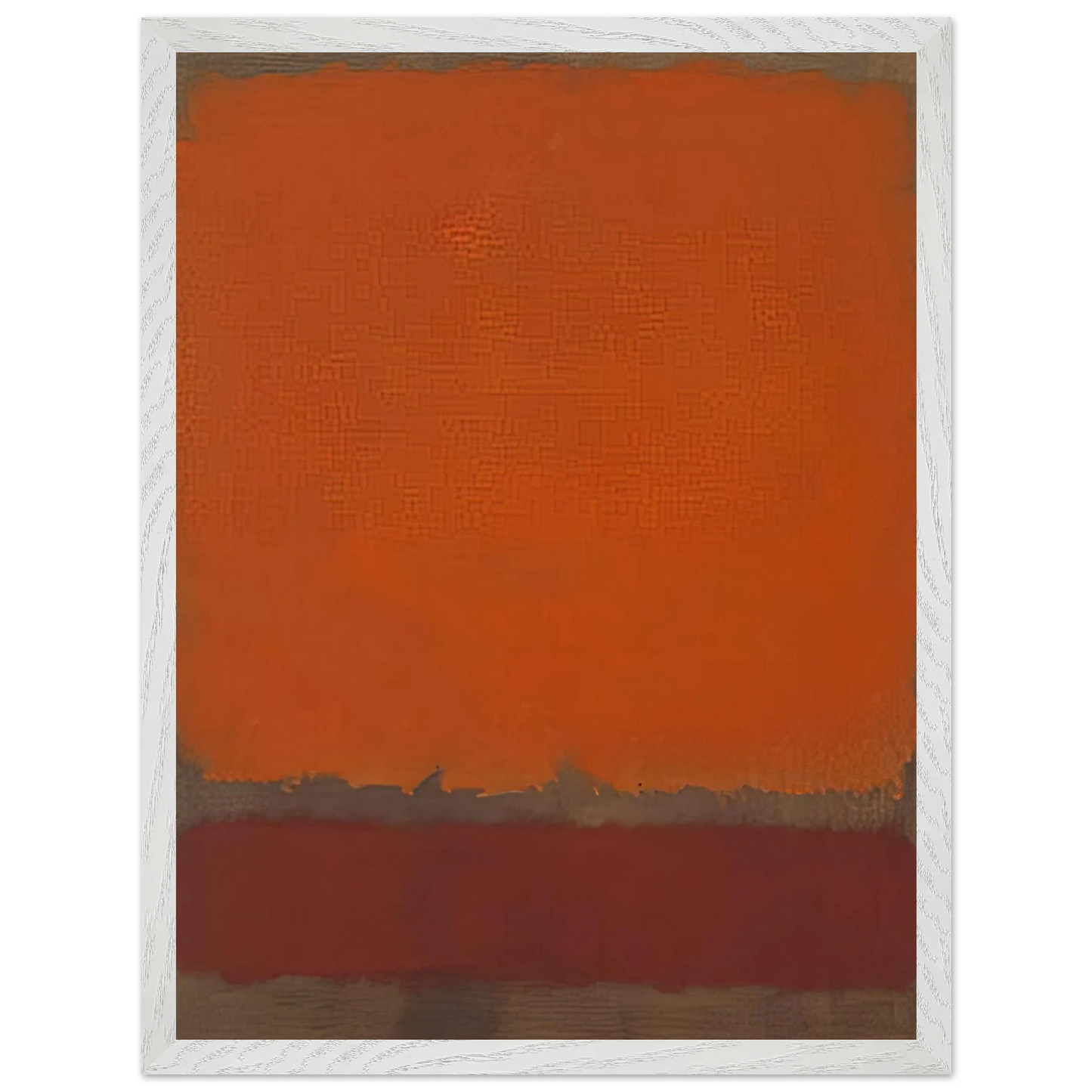 Mark Rothko - Ochre and Red on Red - 1962 Wall Art - 60x80 cm / 24x32 inches - Premium Wooden Framed Poster With Fine Art Paper-canvas - Black frame