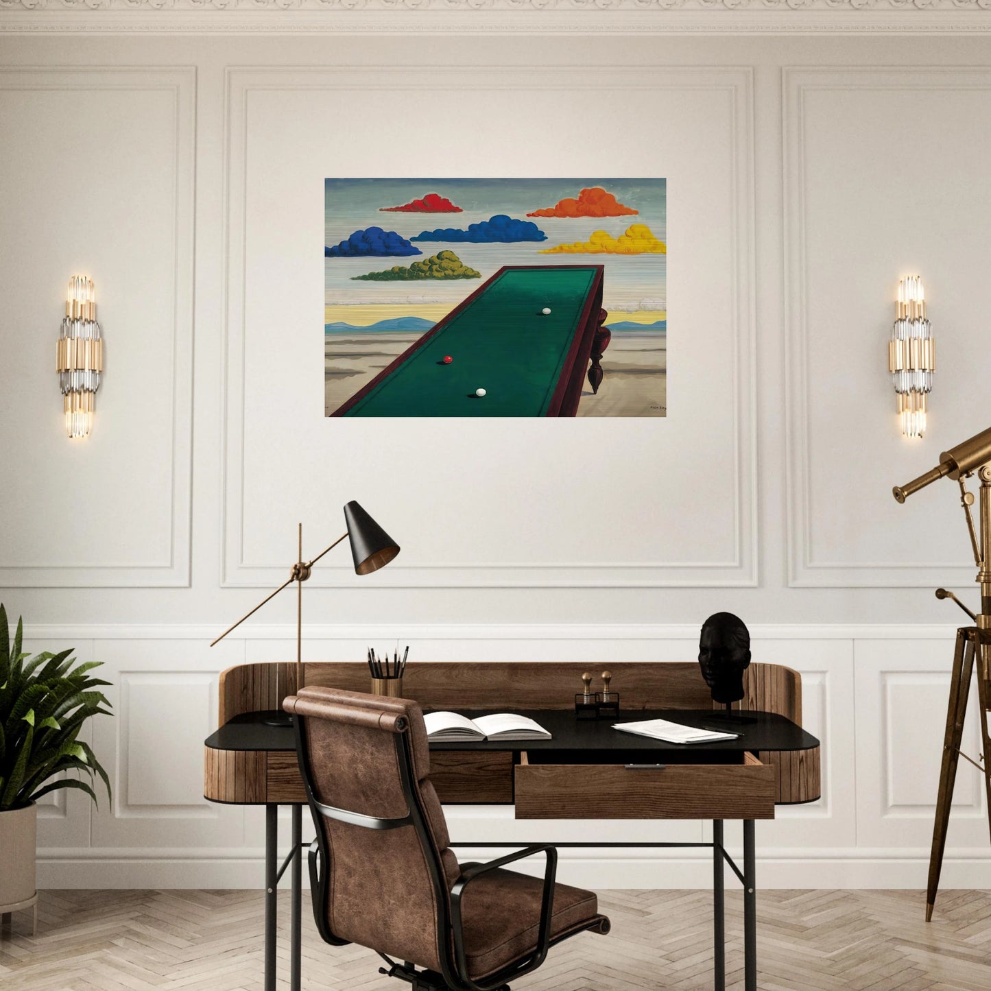 LA FORTUNE - Man Ray Brushed Aluminum Print - 70x100 cm / 28x40 inches | Man Ray Aluminum Print | Man Ray Prints