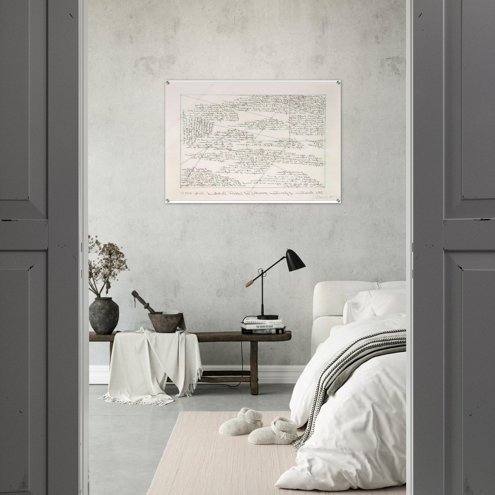 The Location of 14 Points - Sol LeWitt Acrylic Print - 70x100 cm / 28x40″ inches