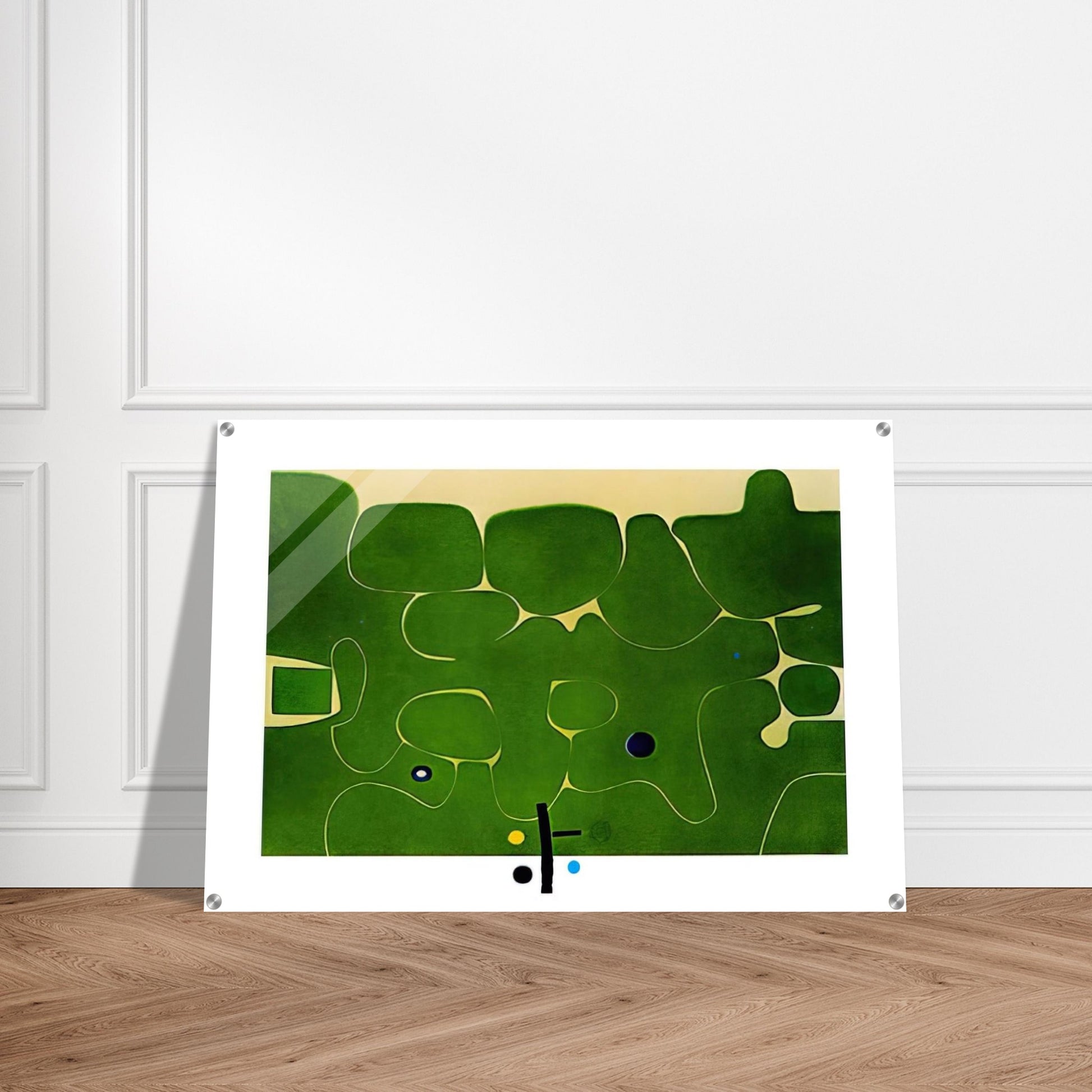 IL LABIRINTO DELLA PSICHE 1986 - Victor Pasmore Acrylic Print - 70x100 cm / 28x40″ inches