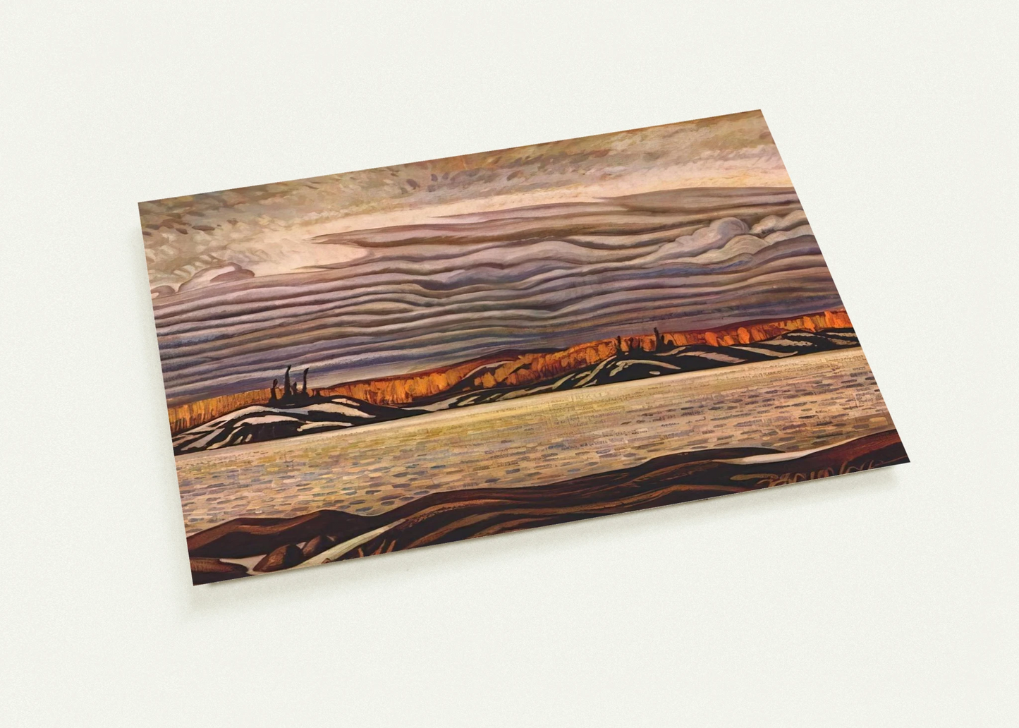 Algoma in November - 1935 By A.Y. Jackson Pack of 10 Post Cards | A.Y. Jackson Post Cards | A6 (10.5 x 14.8 cm) - 4.1 x 5.8 inches