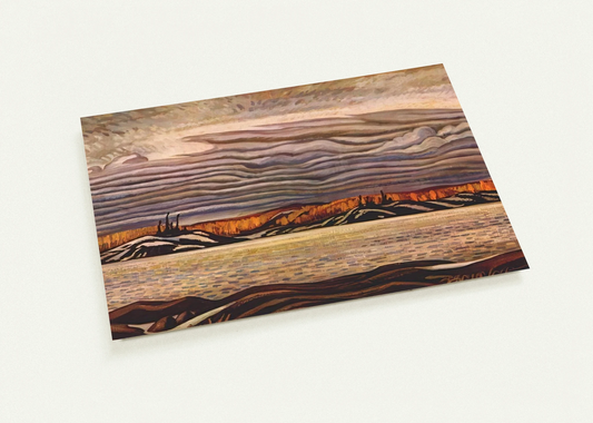 Algoma in November - 1935 By A.Y. Jackson Pack of 10 Post Cards | A.Y. Jackson Post Cards | A6 (10.5 x 14.8 cm) - 4.1 x 5.8 inches