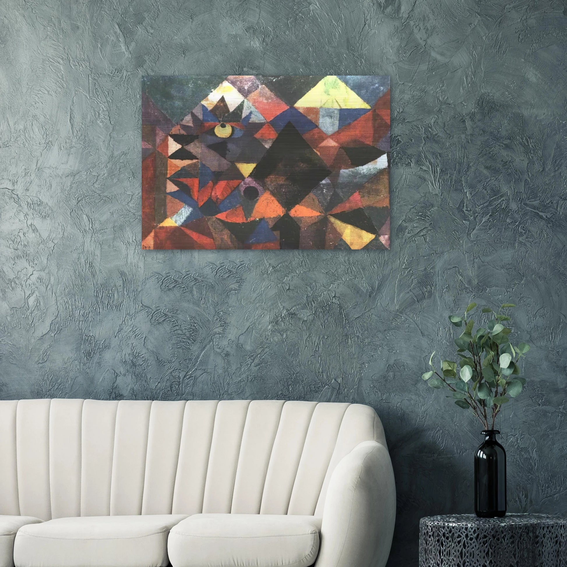 THE LIGHT AND SO MUCH ELSE 1931 - Paul Klee Brushed Aluminum Print - 70x100 cm / 28x40 inches | Paul Klee Aluminum Print | Paul Klee Prints