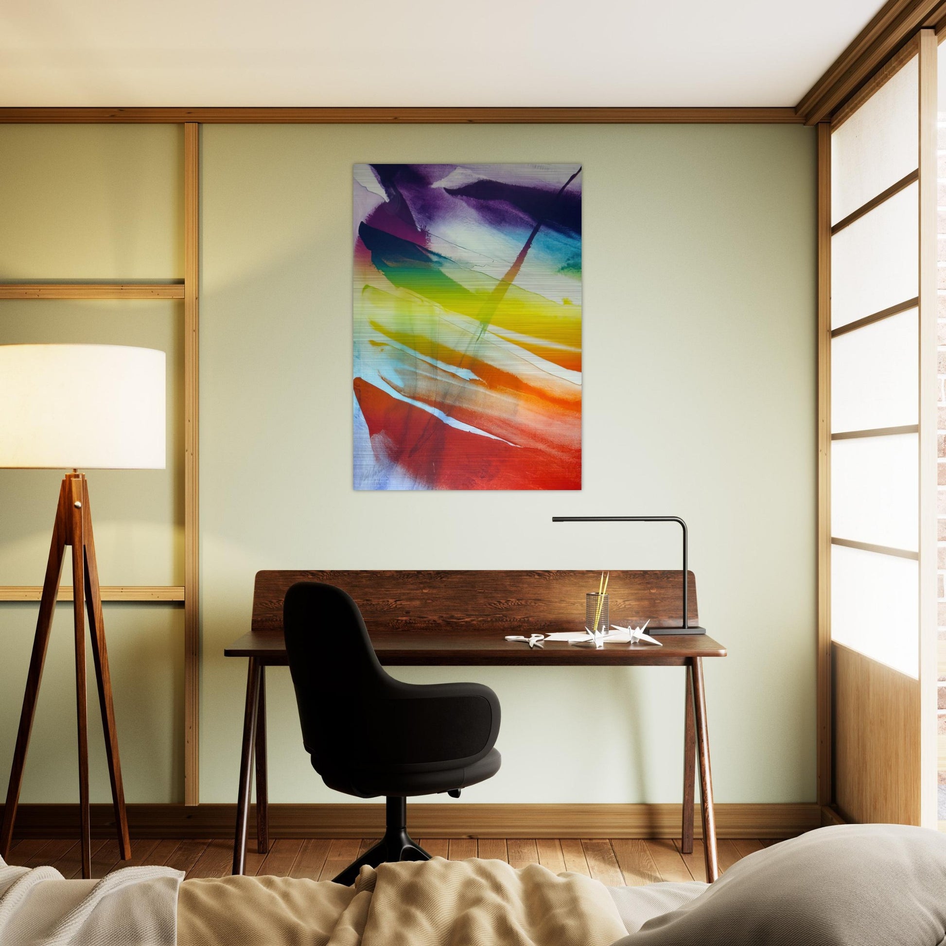 Phenomena Franklin s Kite - Paul Jenkins Brushed Aluminum Print - 70x100 cm / 28x40 inches | Paul Jenkins Aluminum Print | Paul Jenkins Prints