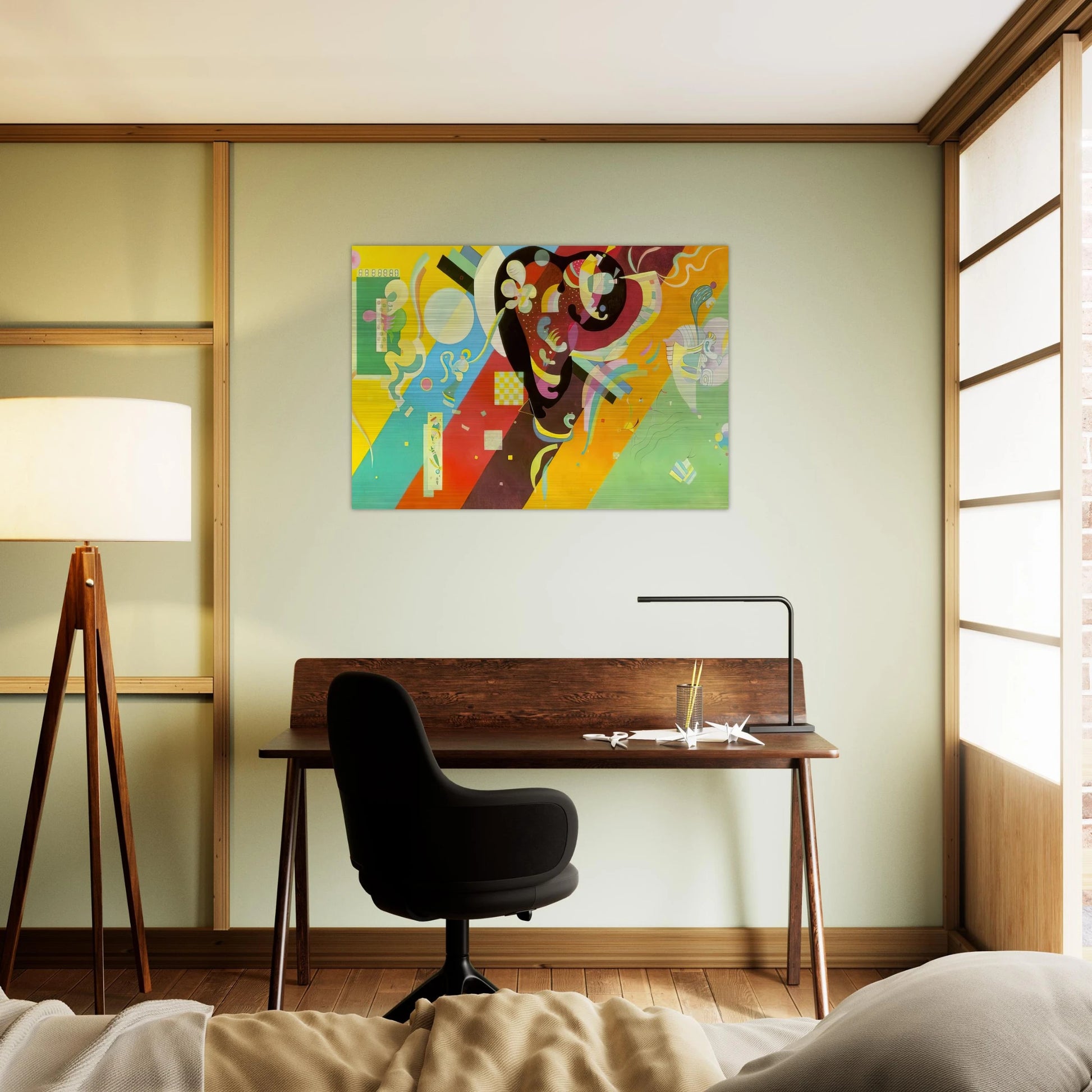 COMPOSITION IX 1936 - Wassily Kandinsky Brushed Aluminum Print - 70x100 cm / 28x40 inches | Wassily Kandinsky Aluminum Print | Wassily Kandinsky Prints