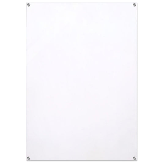 WHITE PAINTING 1951 - Robert Rauschenberg Acrylic Print - 70x100 cm / 28x40″ inches | Robert Rauschenberg Wall Art | Robert Rauschenberg Prints