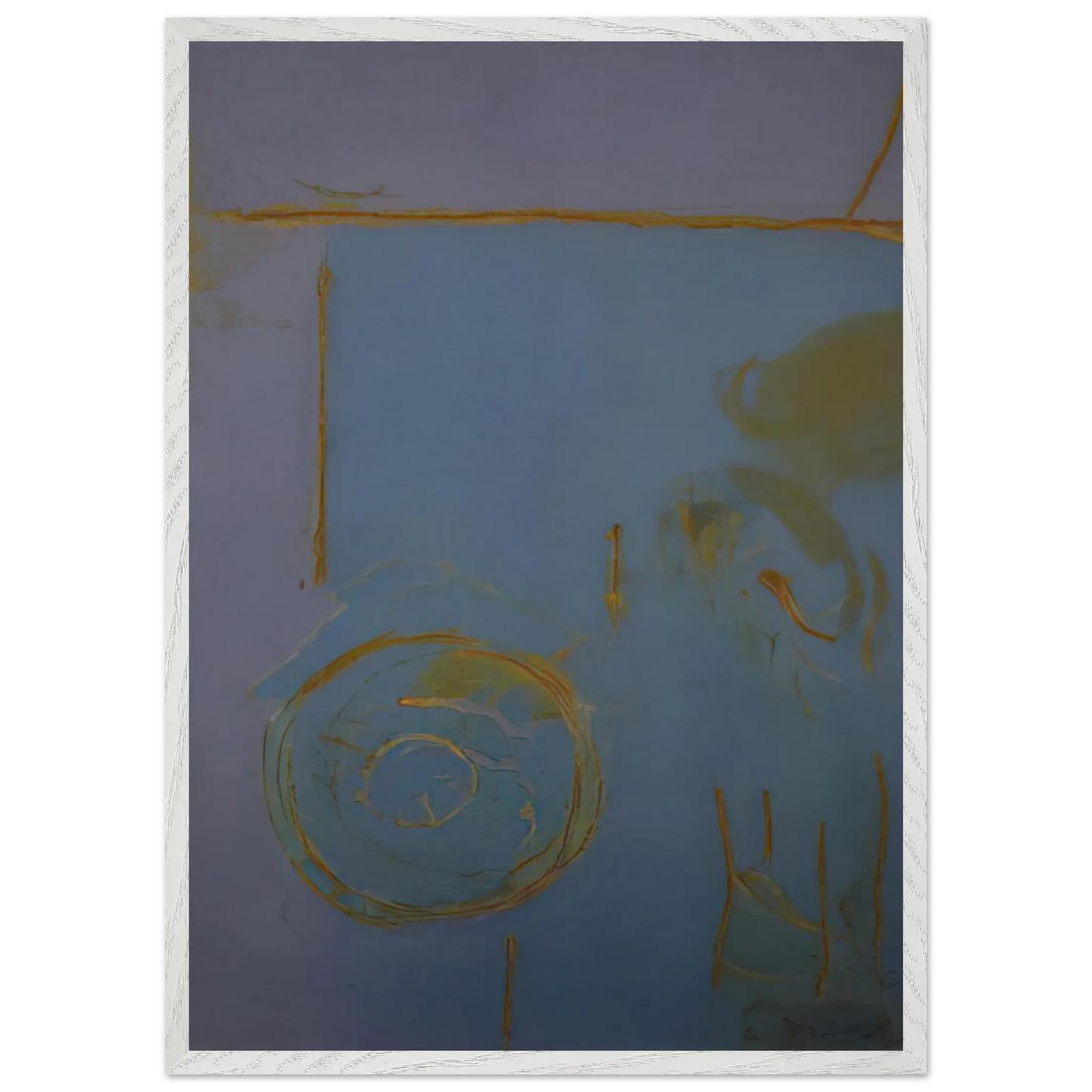 Helen Frankenthaler - Guadalupe - 1989 Wall art - A3 (29.7 x 42  cm) - Premium Wooden Framed Poster With Fine Art Paper - Black frame