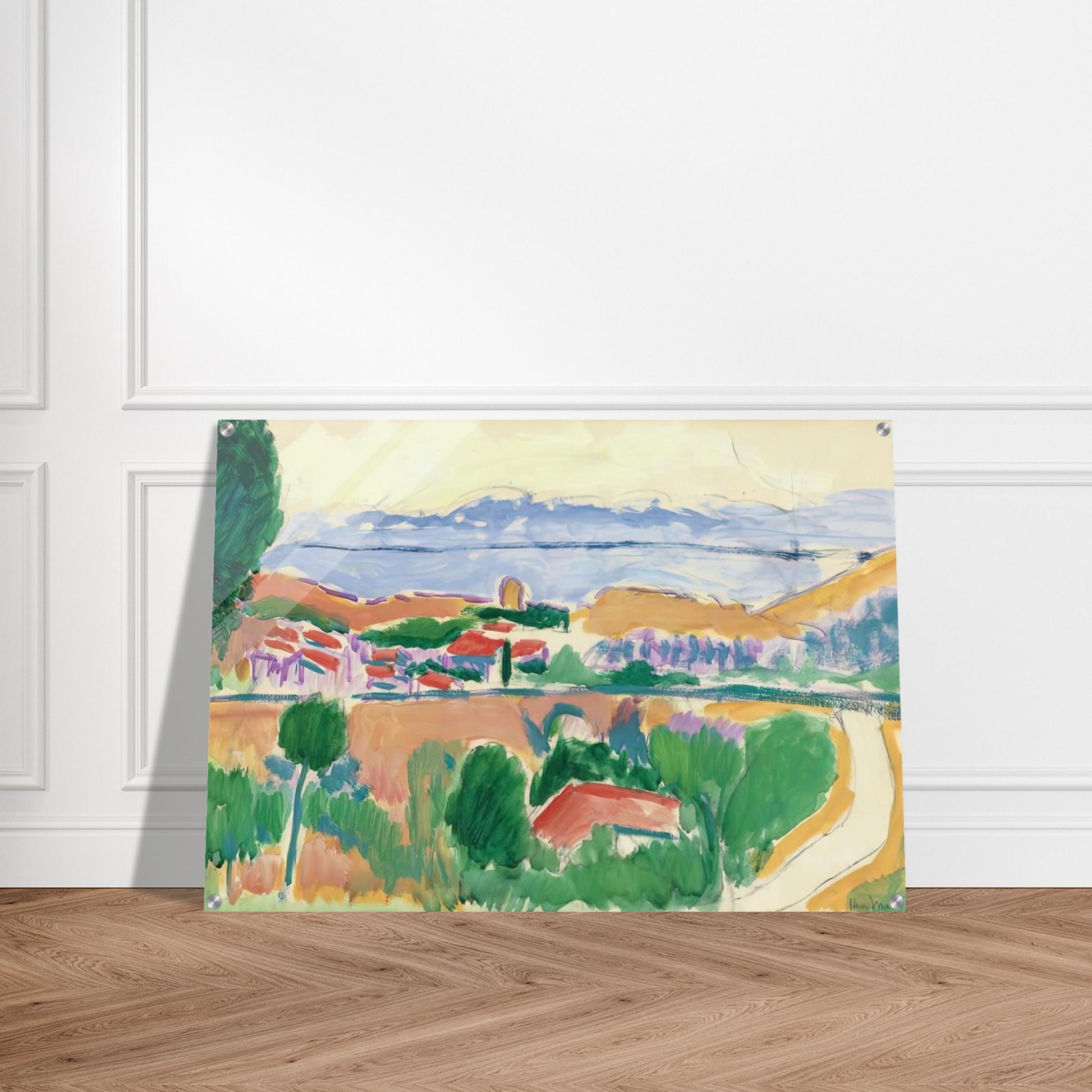 VUE DE COLLIOURE 1906 - Henri Matisse Acrylic Print - 70x100 cm / 28x40″ inches