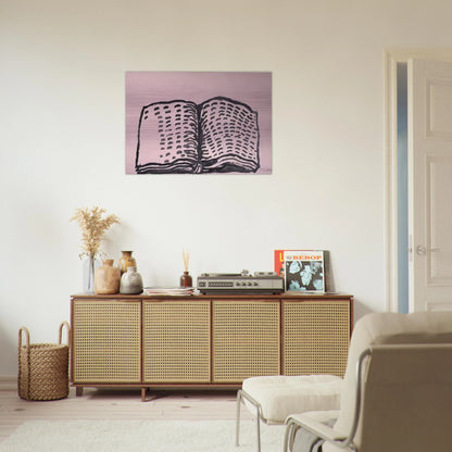 UNTITLED BOOK - Philip Guston Brushed Aluminum Print - 70x100 cm / 28x40 inches | Philip Guston Aluminum Print | Philip Guston Prints