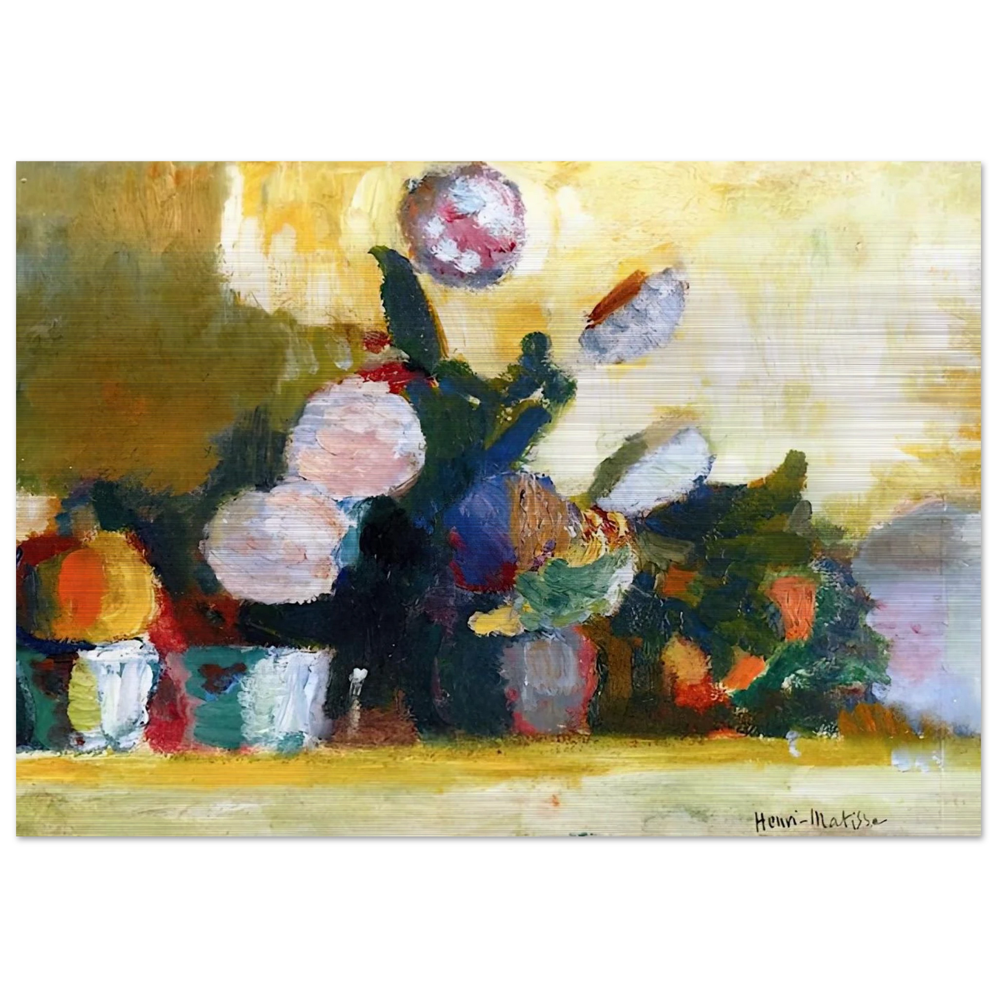 SNOWBALLS 1900 - Henri Matisse Brushed Aluminum Print - 70x100 cm / 28x40 inches | Henri Matisse Aluminum Print | Henri Matisse Prints