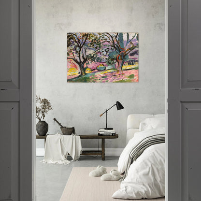 OLIVE TREES AT COLLIOURE 1906 - Henri Matisse Brushed Aluminum Print - 70x100 cm / 28x40 inches | Henri Matisse Aluminum Print | Henri Matisse Prints