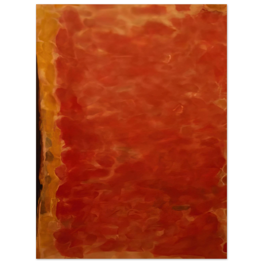 Sam Francis - Black and Red  75x100 cm / 30x40inches Fine Art Poster