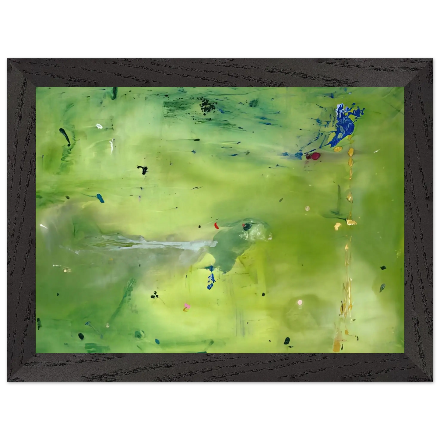 Helen Frankenthaler - A Green Thought in a Green Shade - 1981 Wall art - 30x40 cm / 12x16 Inches - Fine Art Poster - -