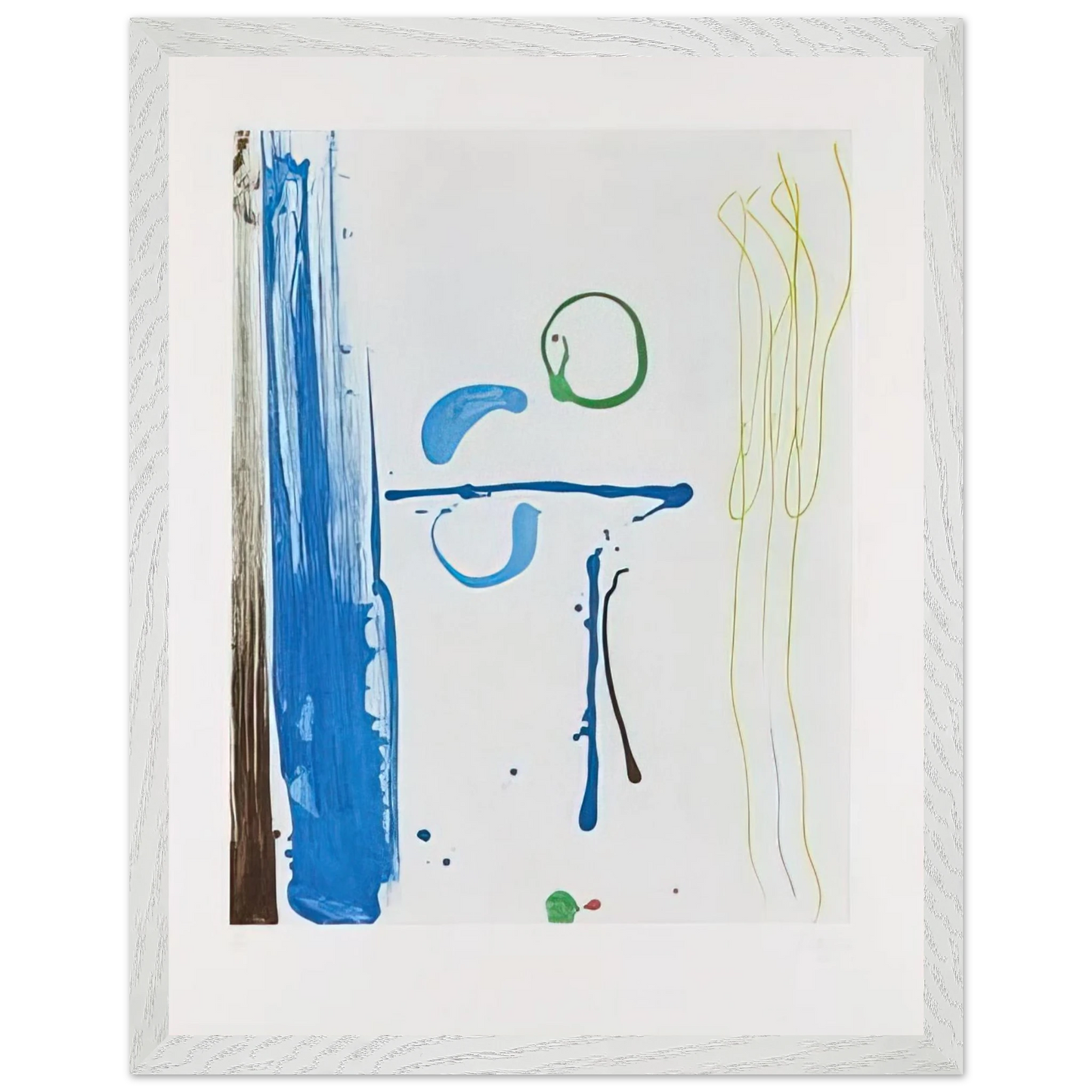 Helen Frankenthaler - Sunshine After Rain - 1987 Wall art - 25x25 cm / 10x10 inches - Fine Art Poster-canvas - -