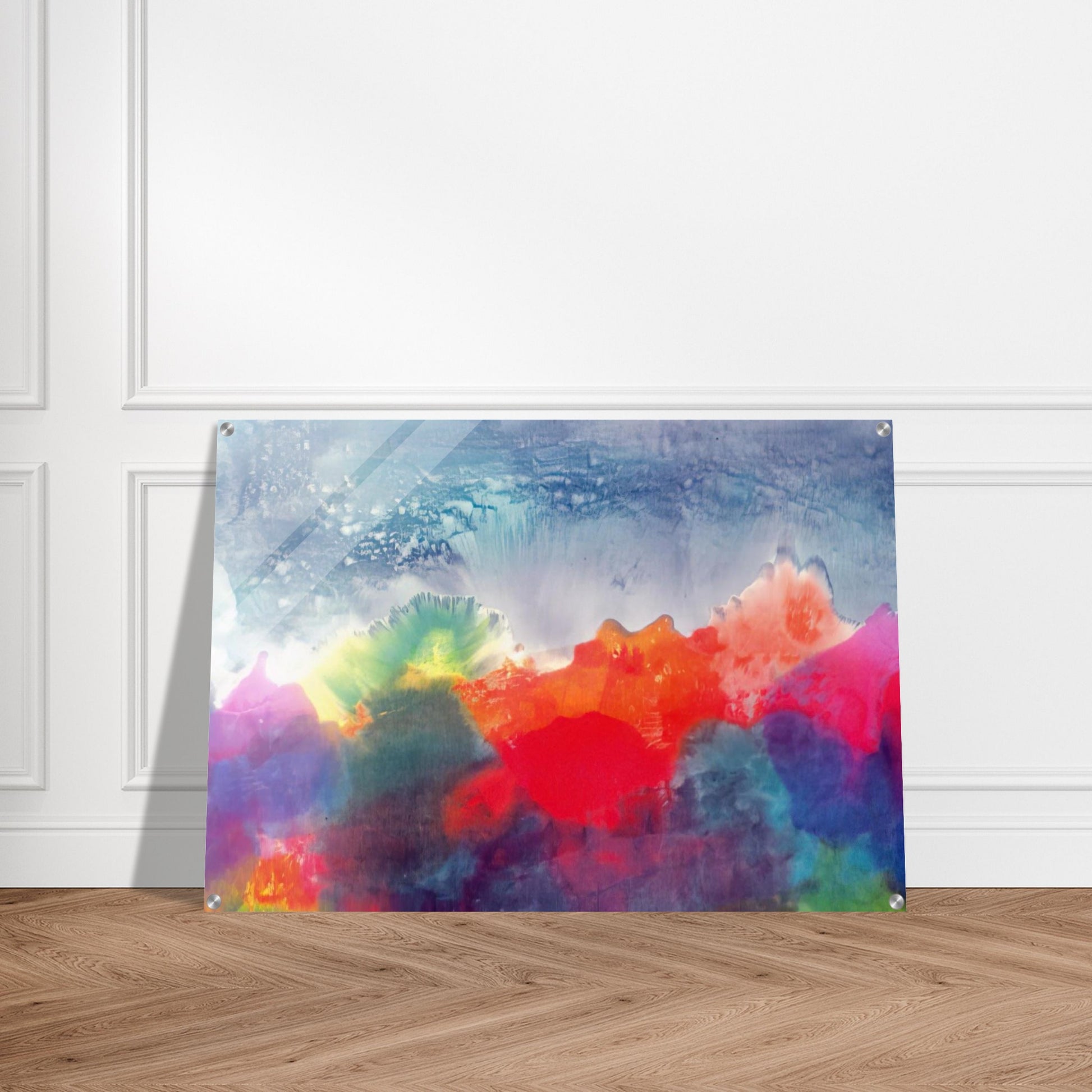 Nightfall - 1994 - Ronnie Landfield Acrylic Print - 70x100 cm / 28x40″ inches
