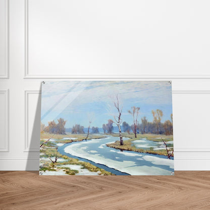 Early spring - Arkhyp Kuindzhi Acrylic Print - 70x100 cm / 28x40″ inches