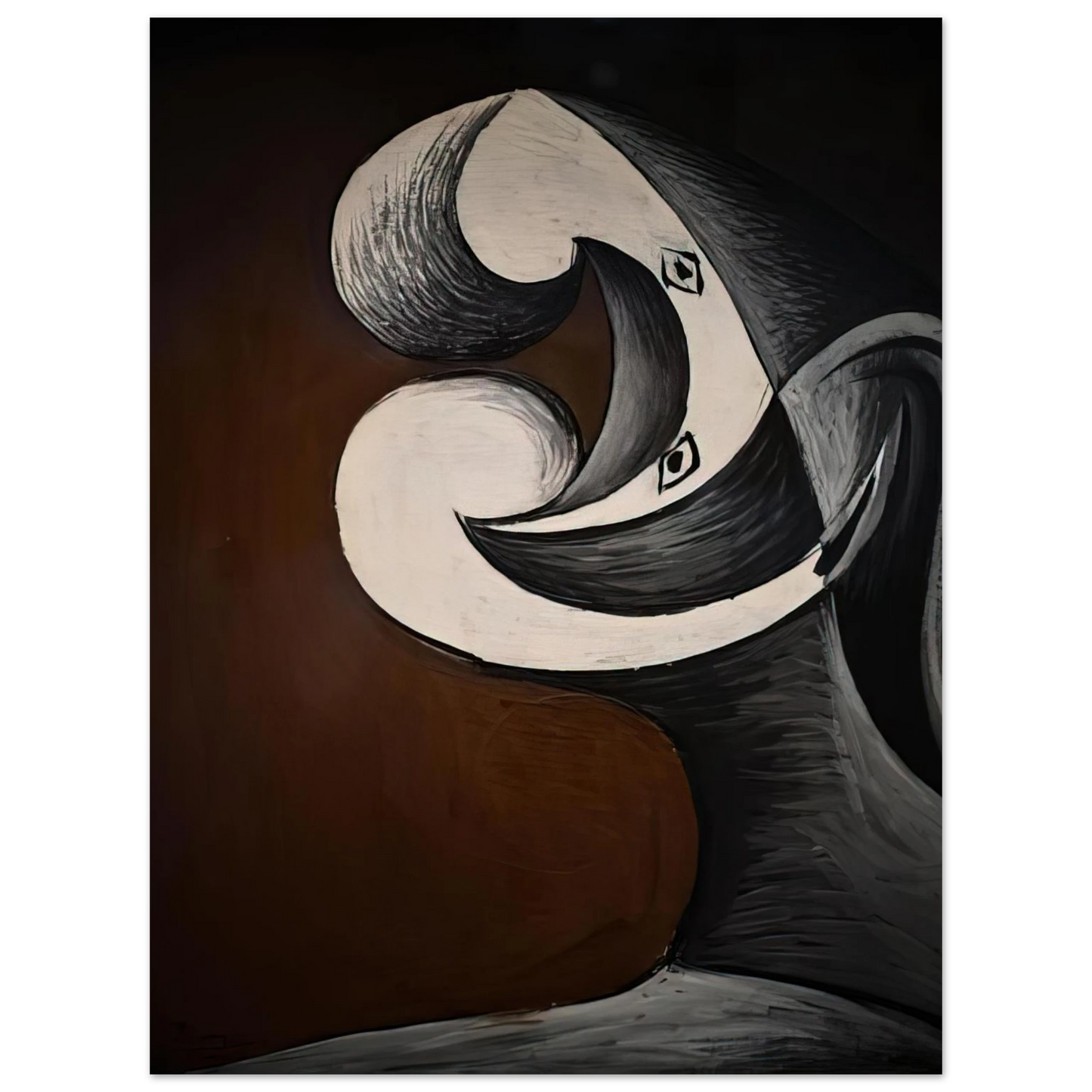 Pablo Picasso - Abstraction Head - 1930  75x100 cm / 30x40inches Fine Art Poster