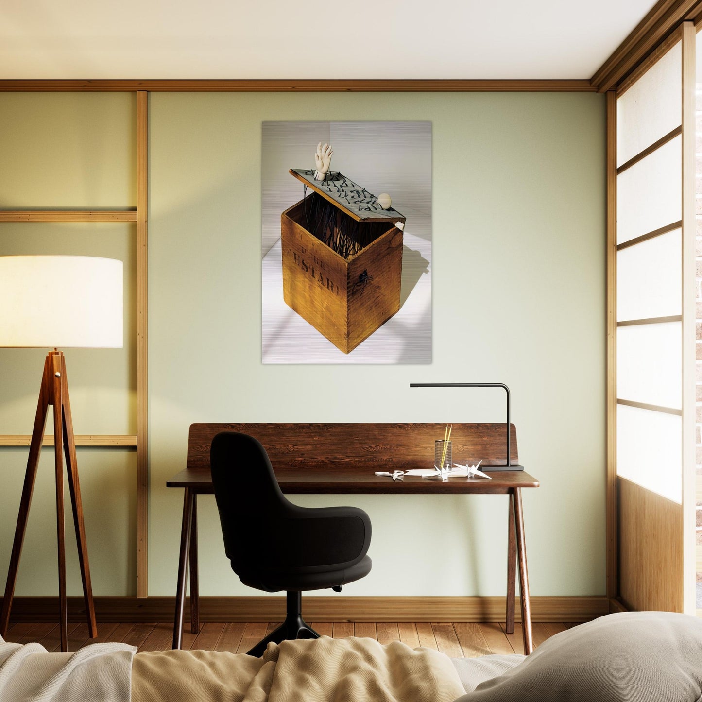 LAKE OF FIELD 1990 - Lenore Tawney Brushed Aluminum Print - 70x100 cm / 28x40 inches | Lenore Tawney Aluminum Print | Lenore Tawney Prints