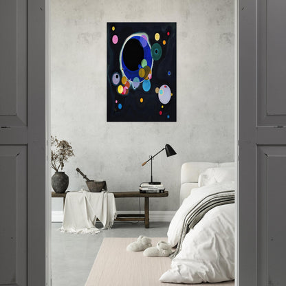 SEVERAL CIRCLES 1926 - Wassily Kandinsky Brushed Aluminum Print - 70x100 cm / 28x40 inches | Wassily Kandinsky Aluminum Print | Wassily Kandinsky Prints