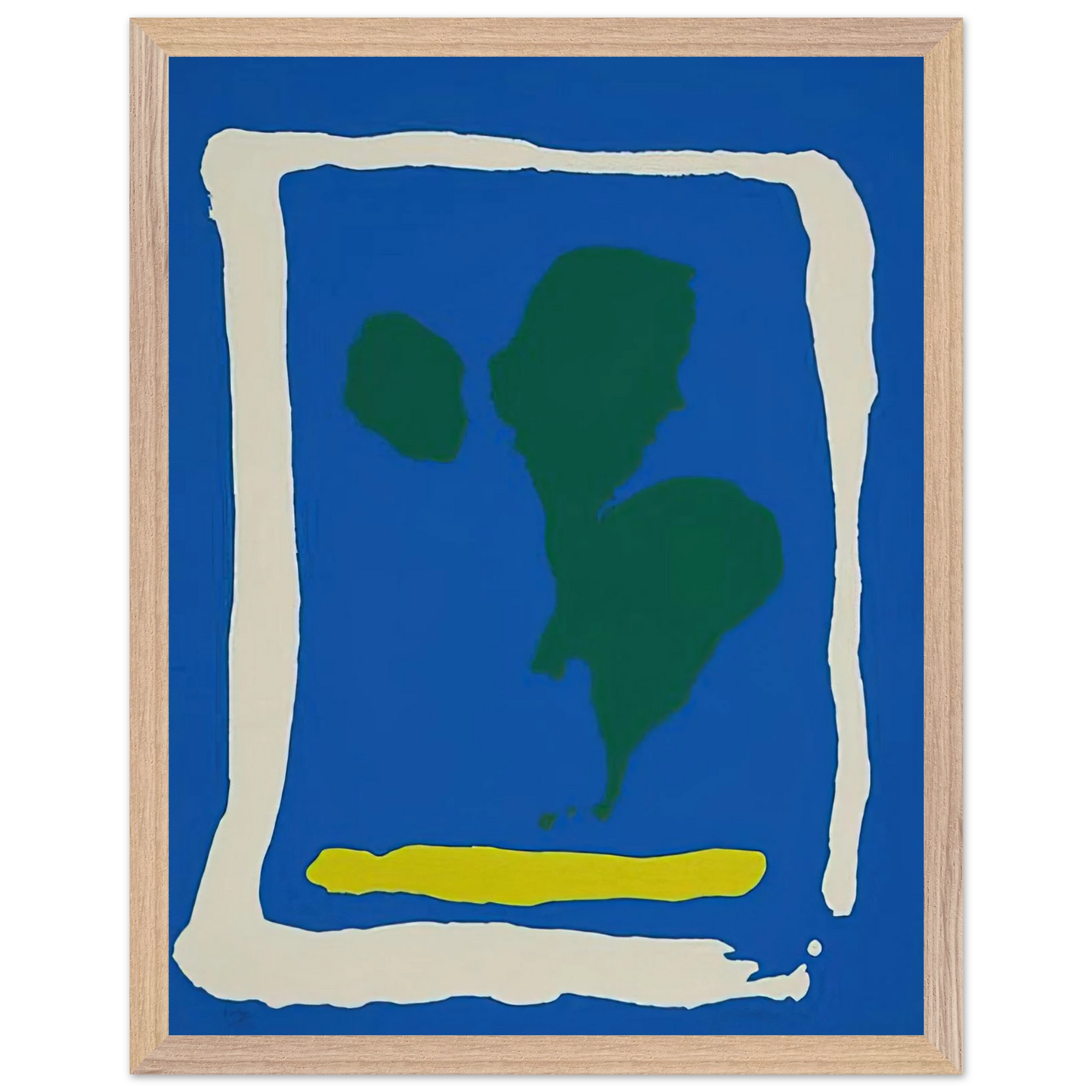 Helen Frankenthaler - Air Frame - 1965 Wall art - 60x90 cm / 24x36 inches - Fine Art Poster-canvas - -