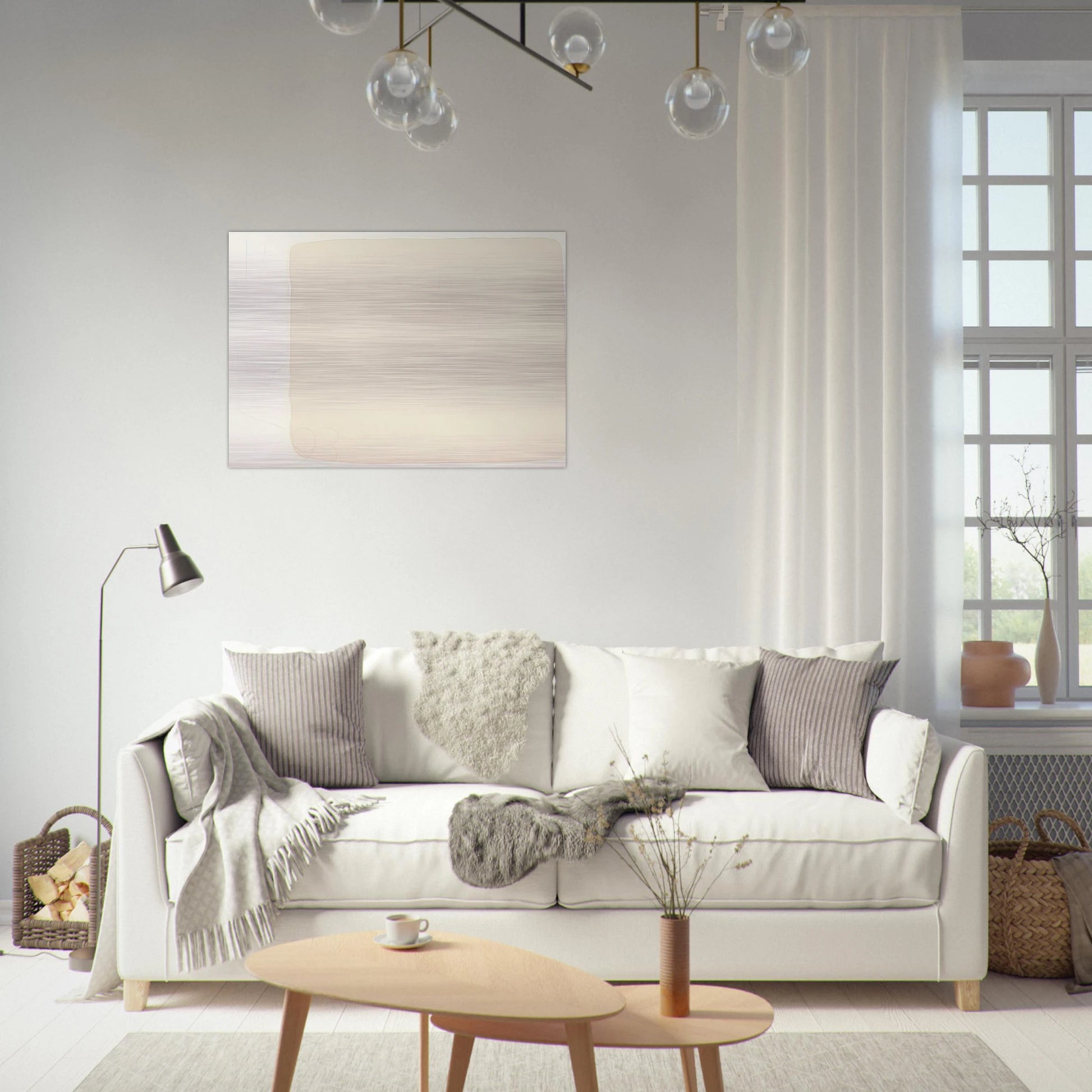 Untitled, from BAM III - Robert Ryman Brushed Aluminum Print - 70x100 cm / 28x40 inches | Robert Ryman Aluminum Print | Robert Ryman Prints