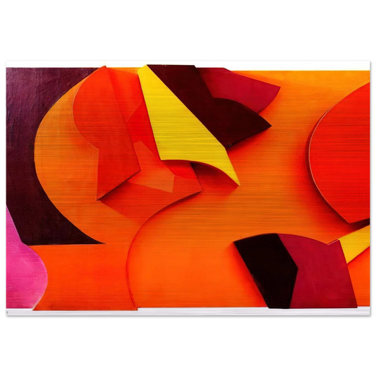 Abstract Composition - Jean Arp Brushed Aluminum Print - 70x100 cm / 28x40 inches | Jean Arp Aluminum Print | Jean Arp Prints