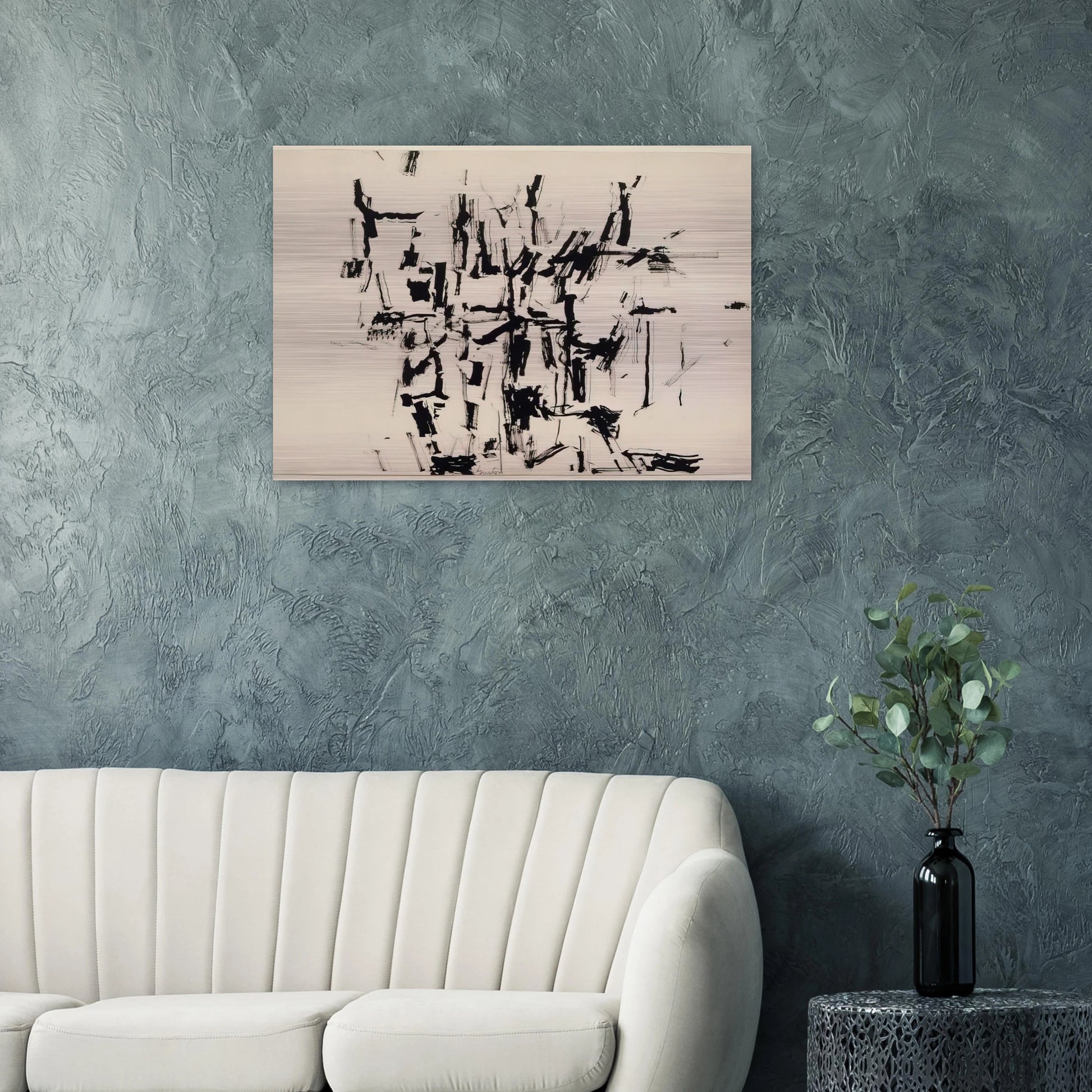 DRAWING RELATED TO ZONE DRAWING NO 19 - Philip Guston Brushed Aluminum Print - 70x100 cm / 28x40 inches | Philip Guston Aluminum Print | Philip Guston Prints