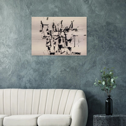 DRAWING RELATED TO ZONE DRAWING NO 19 - Philip Guston Brushed Aluminum Print - 70x100 cm / 28x40 inches | Philip Guston Aluminum Print | Philip Guston Prints