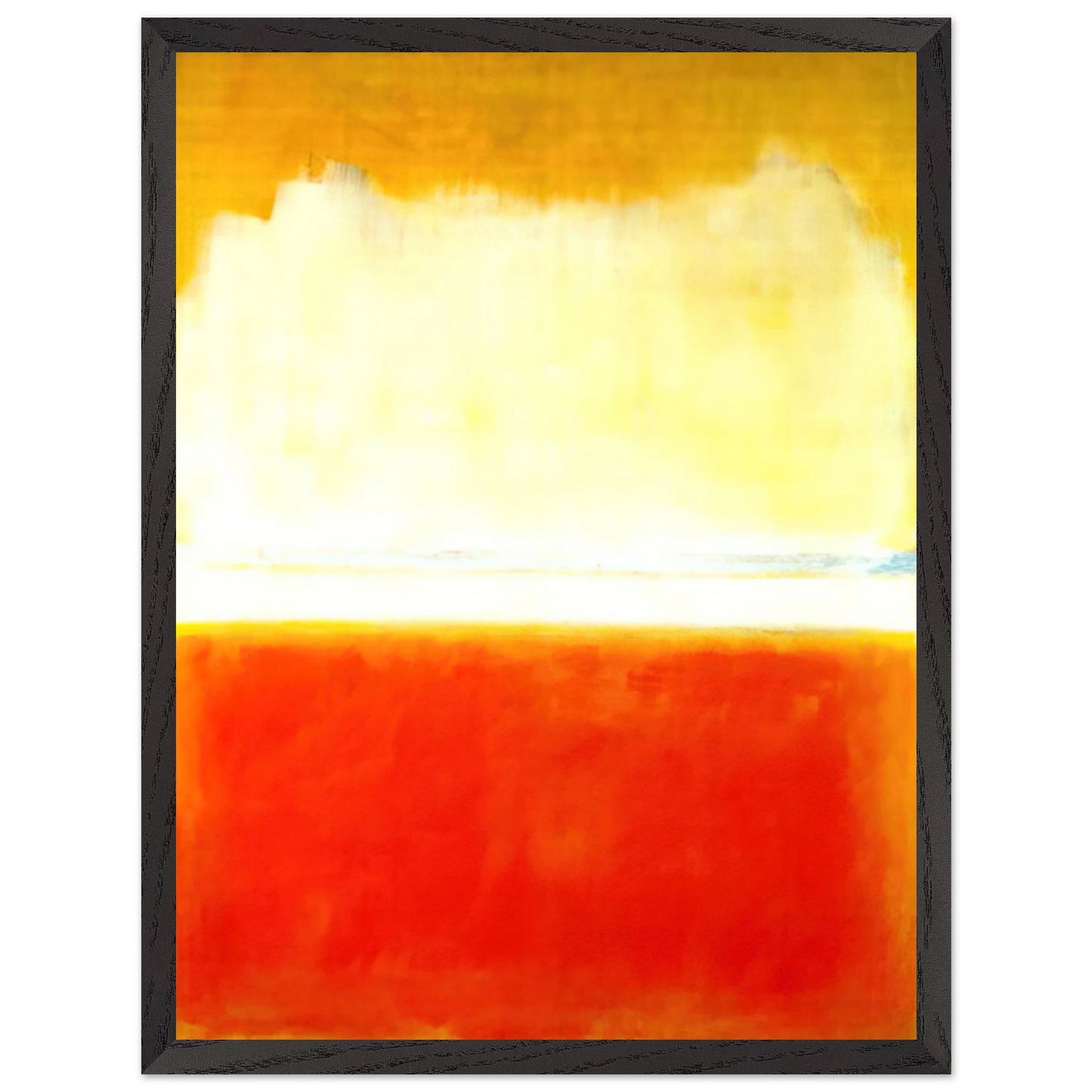 Mark Rothko - No.8 - 1952 Wall Art - 30x40 cm / 12x16 inches - Premium Wooden Framed Poster With Fine Art Paper-canvas - Wood frame