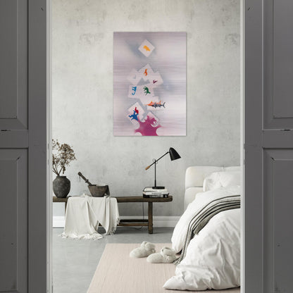 UNTITLED 2 - Alighiero Boetti Brushed Aluminum Print - 70x100 cm / 28x40 inches | Alighiero Boetti Aluminum Print | Alighiero Boetti Prints