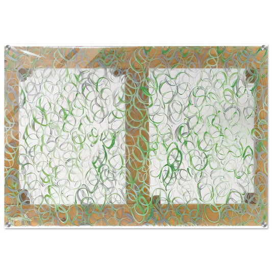 Verdeargento - 1969 - Carla Accardi Acrylic Print - 70x100 cm / 28x40″ inches