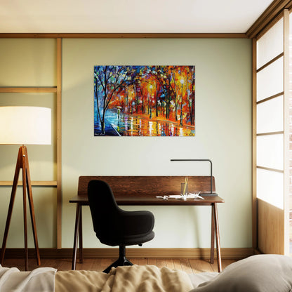 Leonid Afremov - Leonid Afremov Brushed Aluminum Print - 70x100 cm / 28x40 inches | Leonid Afremov Aluminum Print | Leonid Afremov Prints