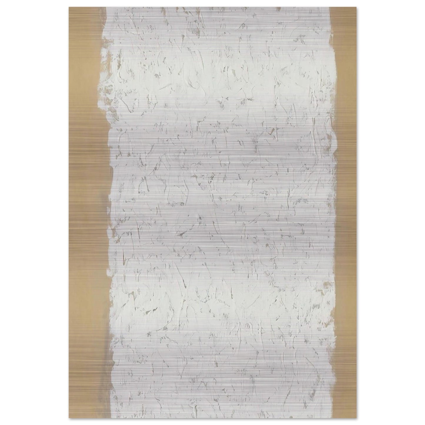 Enter - Robert Ryman Brushed Aluminum Print - 70x100 cm / 28x40 inches | Robert Ryman Aluminum Print | Robert Ryman Prints