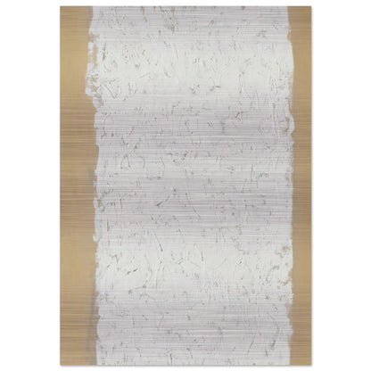 Enter - Robert Ryman Brushed Aluminum Print - 70x100 cm / 28x40 inches | Robert Ryman Aluminum Print | Robert Ryman Prints