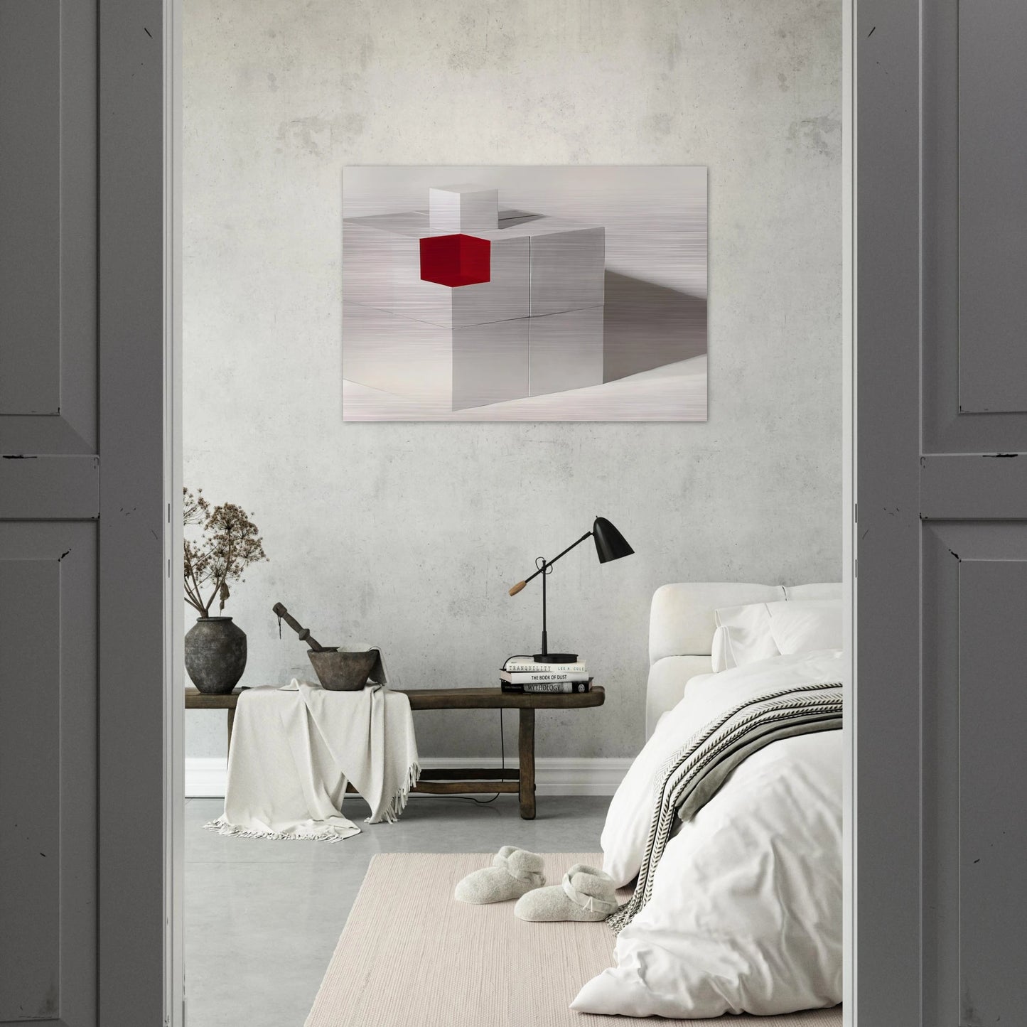 Eye of Guara. # 6 - 1983 - Lygia Pape Brushed Aluminum Print - 70x100 cm / 28x40 inches | Lygia Pape Aluminum Print | Lygia Pape Prints