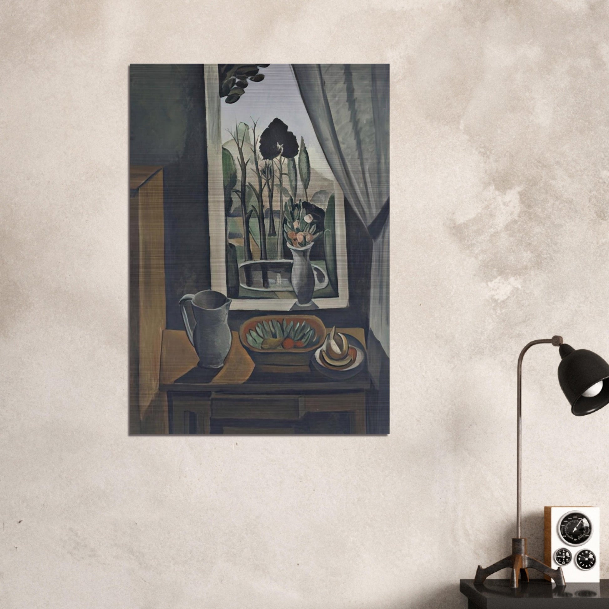 WINDOW AT VERS 1912 - Andre Derain Brushed Aluminum Print - 70x100 cm / 28x40 inches | Andre Derain Aluminum Print | Andre Derain Prints