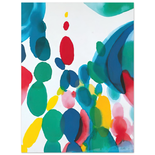 Alice Baber - Abstract Composition  75x100 cm / 30x40inches Fine Art Poster