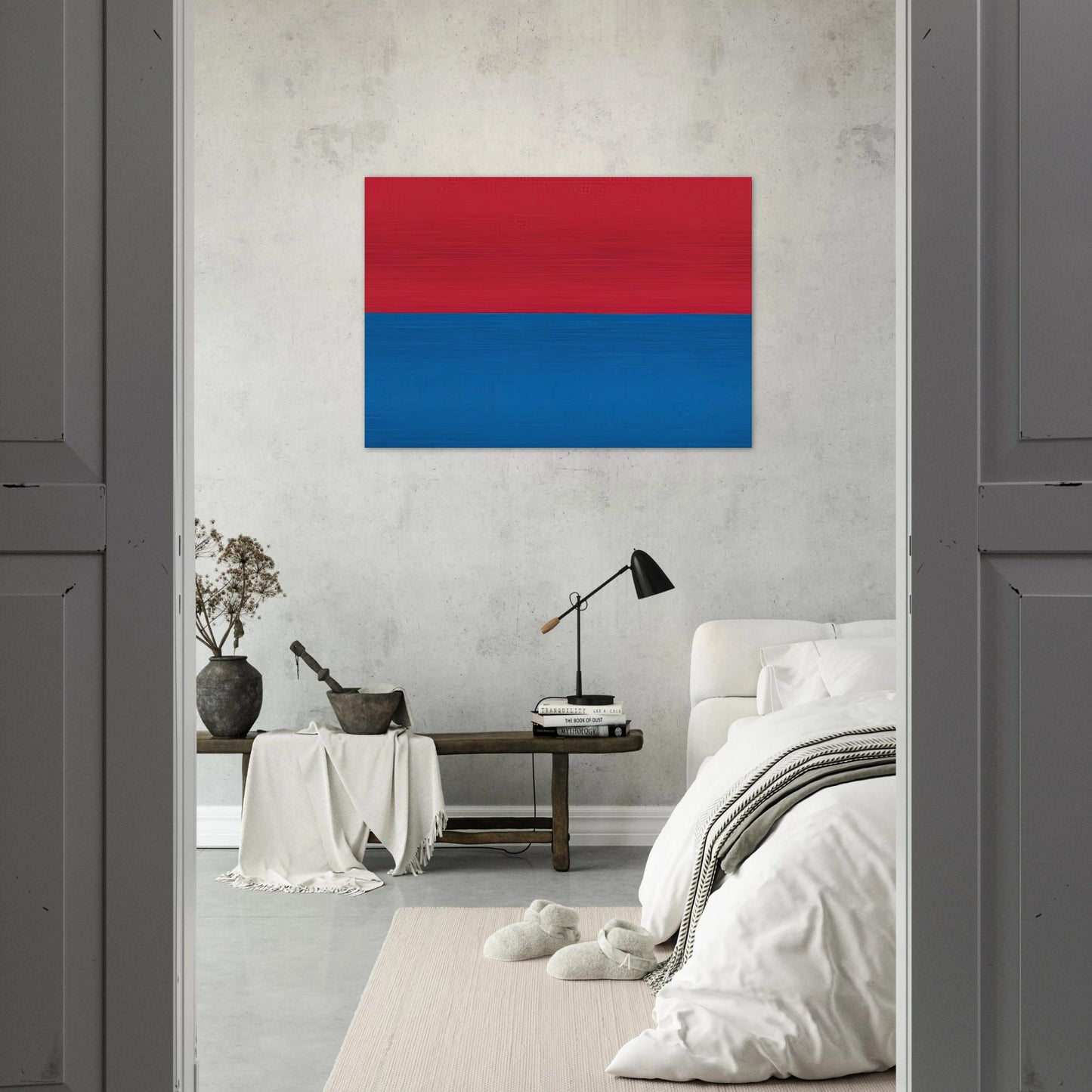 Untitled - Color Field Painting - Blinky Palermo Brushed Aluminum Print - 70x100 cm / 28x40 inches | Blinky Palermo Aluminum Print | Blinky Palermo Prints