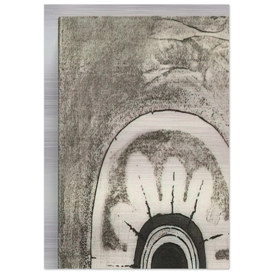 FIFTH STONE SIXTH STONE 1968 - Lee Bontecou Brushed Aluminum Print - 70x100 cm / 28x40 inches | Lee Bontecou Aluminum Print | Lee Bontecou Prints