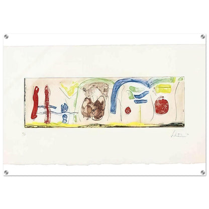 Bridges - 1996 - Helen Frankenthaler Acrylic Print - 70x100 cm / 28x40″ inches