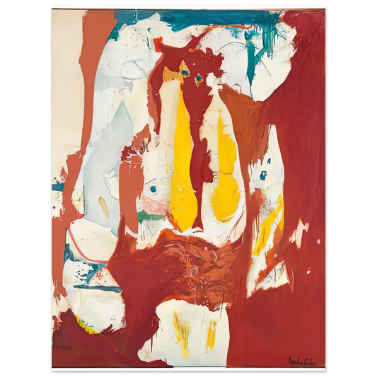 Helen Frankenthaler - The Red Sea, 1959- Wall Art - 21x29.7 cm / 8x12" - Fine Art Poster-canvas - -