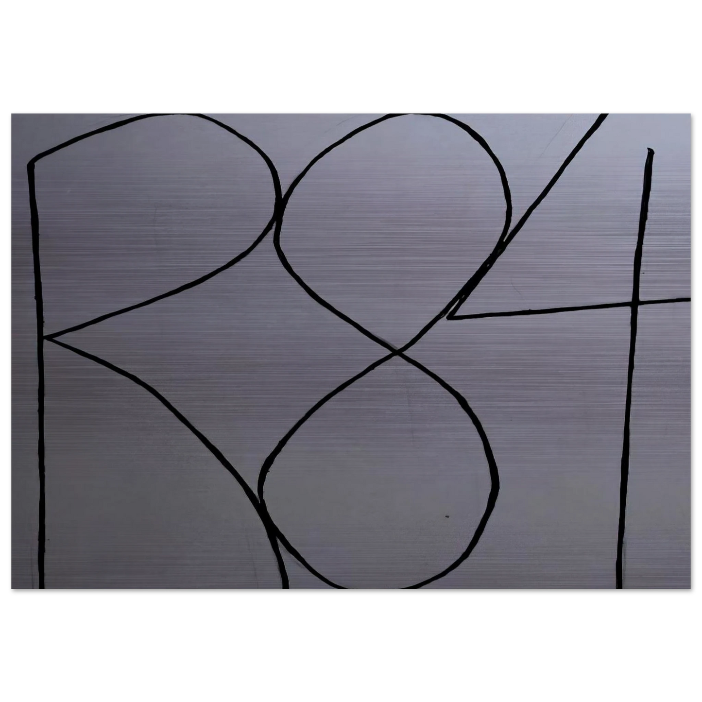 Spectrum I - Robert Ryman Brushed Aluminum Print - 70x100 cm / 28x40 inches | Robert Ryman Aluminum Print | Robert Ryman Prints