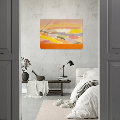 Arielle - 1978 - Ronnie Landfield Acrylic Print - 70x100 cm / 28x40″ inches | Ronnie Landfield Wall Art | Ronnie Landfield Prints