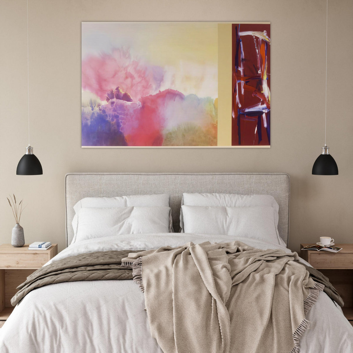 For Sara Teasdale - 1992 - Ronnie Landfield Art Prints - 100x150 cm / 40x60″ inches | Ronnie Landfield Poster | Ronnie Landfield Prints