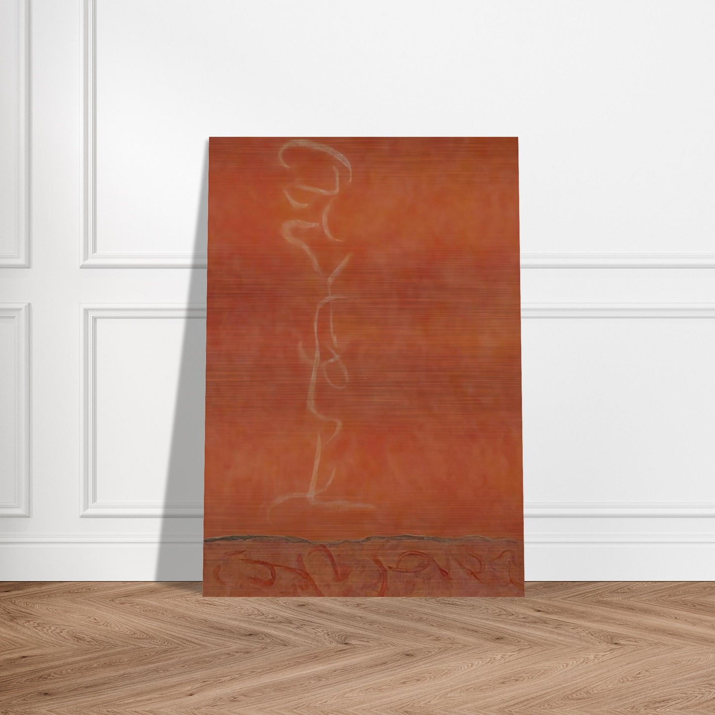 Infinity Field, T Series #34 - 1990 - Theodoros Stamos Brushed Aluminum Print - 70x100 cm / 28x40 inches | Theodoros Stamos Aluminum Print | Theodoros Stamos Prints