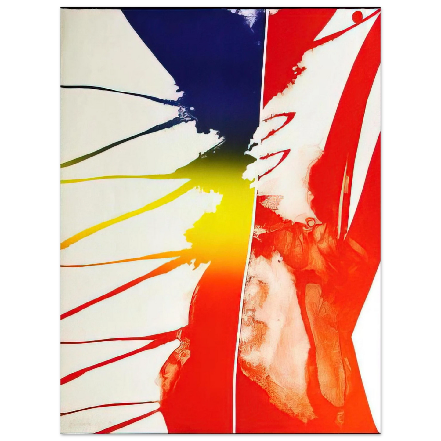 Paul Jenkins - Continental Divide - 1981  75x100 cm / 30x40inches Fine Art Poster
