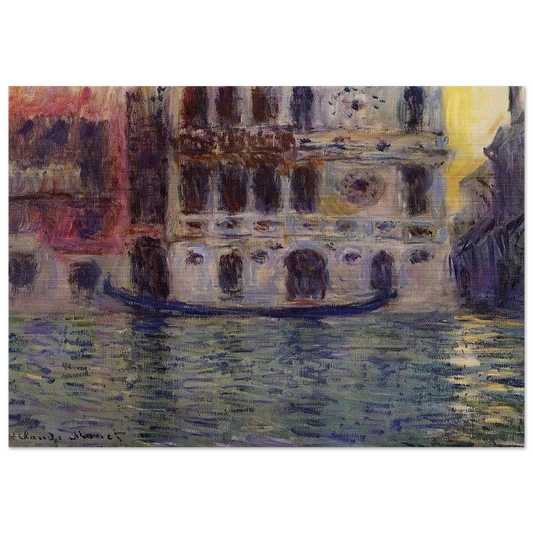 Palazzo Dario 3 - claude monet Brushed Aluminum Print - 70x100 cm / 28x40 inches | claude monet Aluminum Print | claude monet Prints