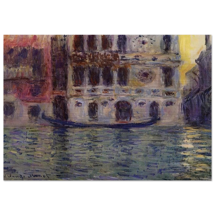 Palazzo Dario 3 - claude monet Brushed Aluminum Print - 70x100 cm / 28x40 inches | claude monet Aluminum Print | claude monet Prints
